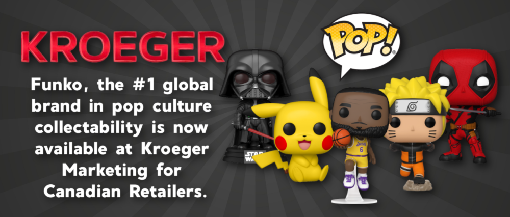 Kroeger Marketing wholesale access for Canadian Funko retailers